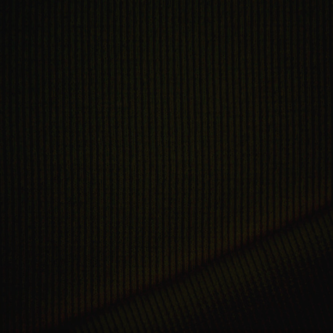 Rib tricot zwart