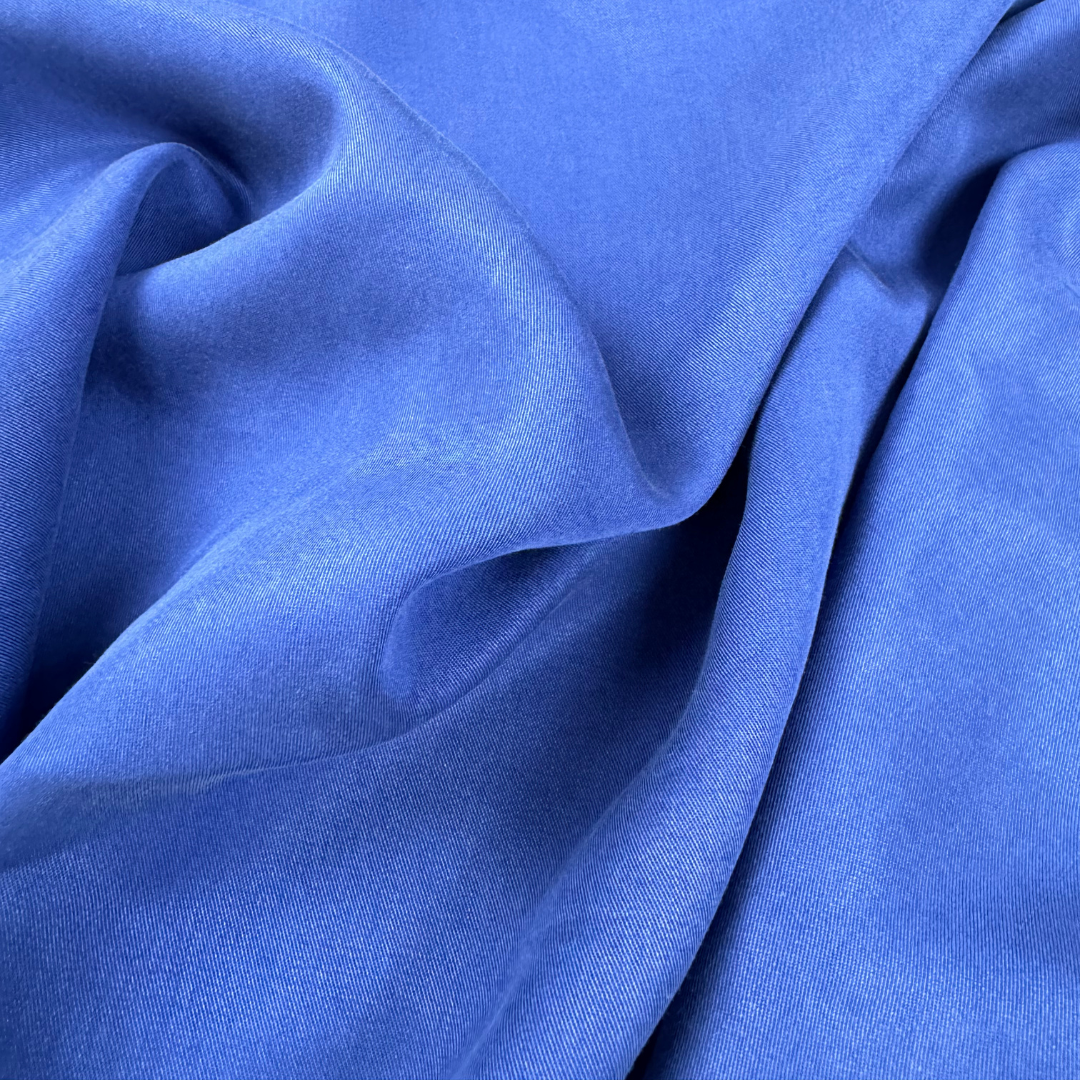 Lyocell blauw