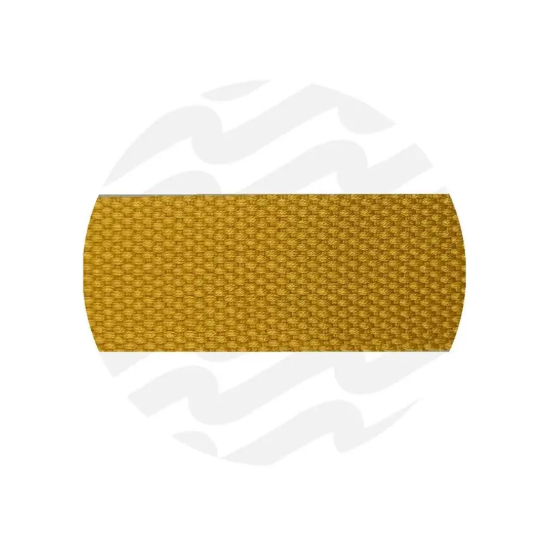 Katoenlook tassenband 32mm - kurkuma yellow