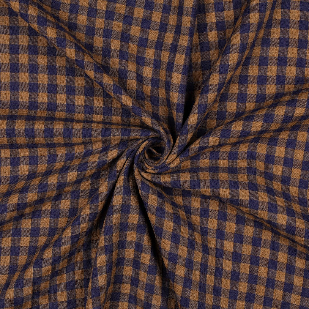 double gauze ruiten