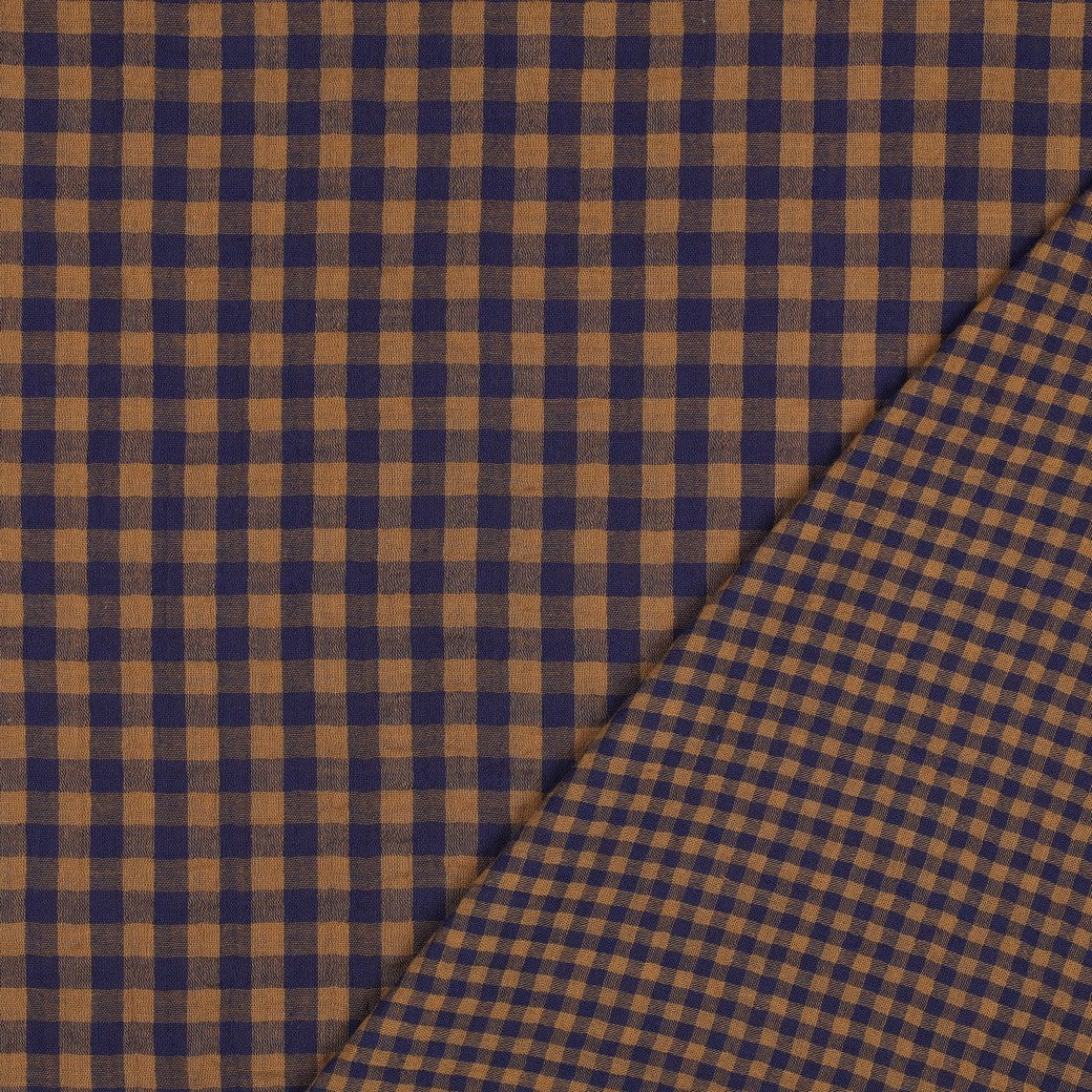 double gauze ruiten