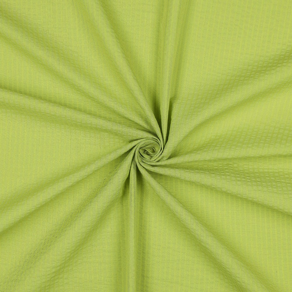 Seersucker katoen lime