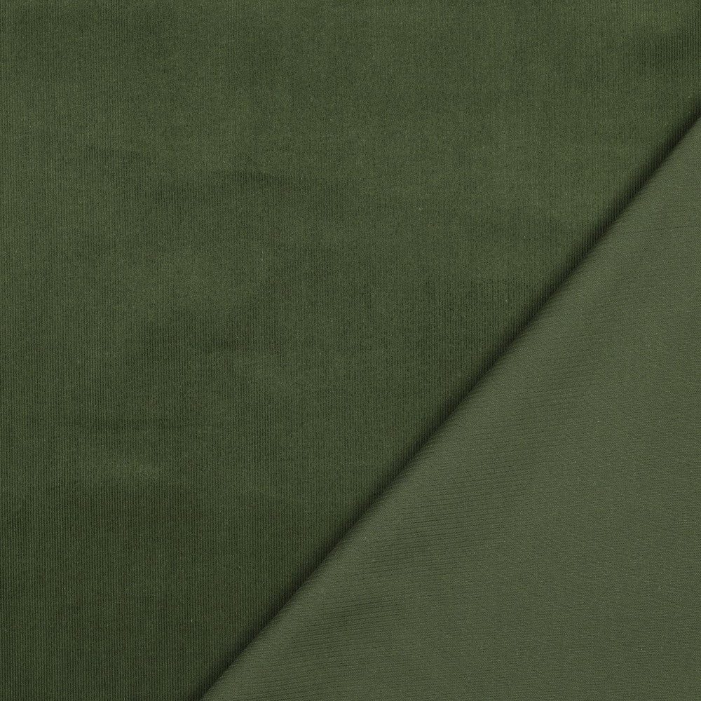 Corduroy babyrib forest green