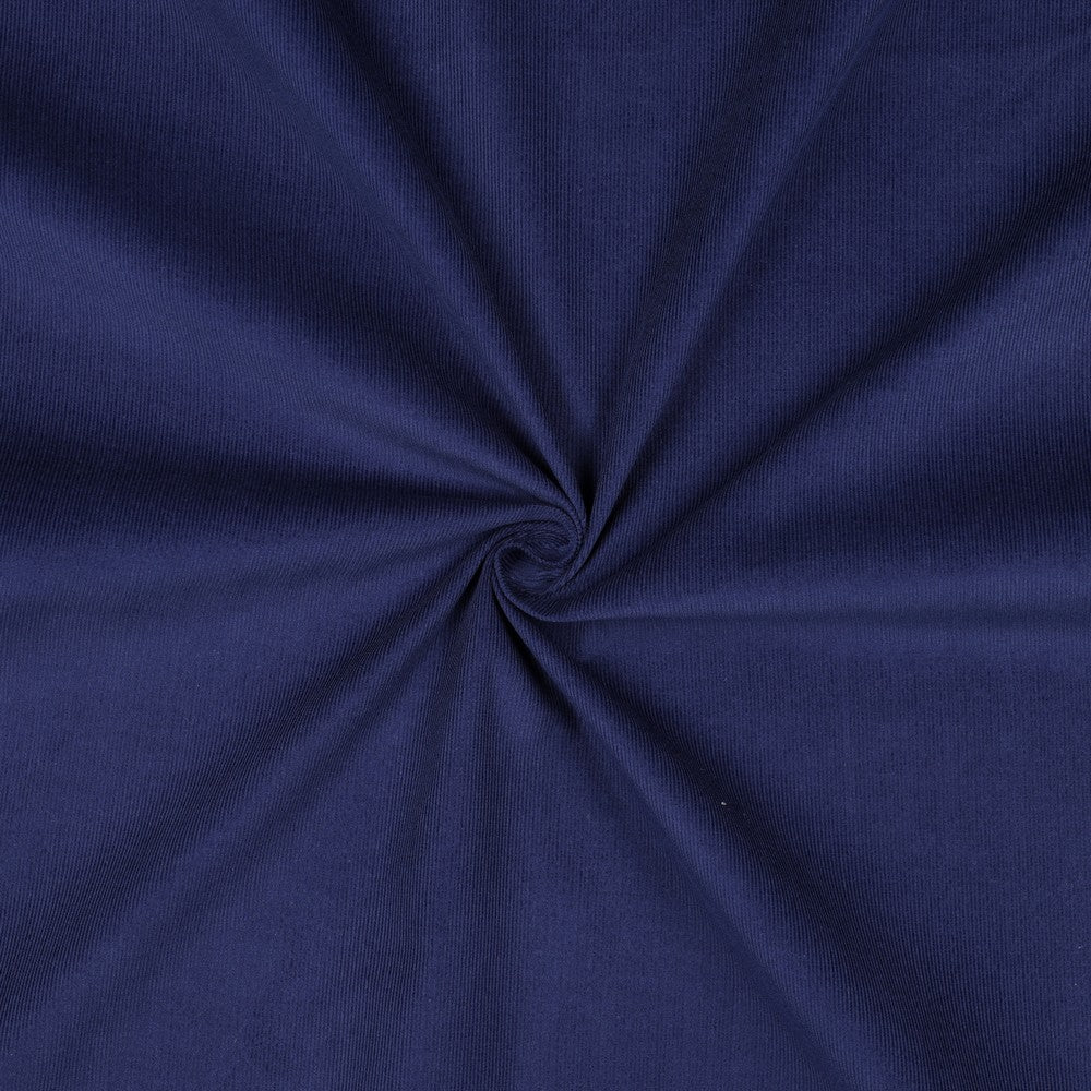 Corduroy babyrib marine blauw