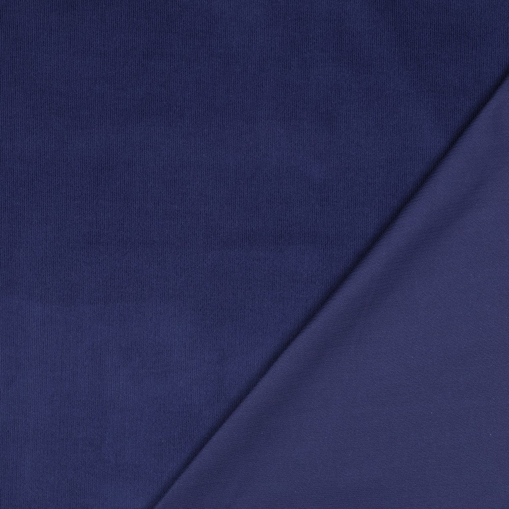 Corduroy babyrib marine blauw