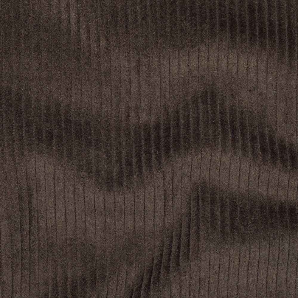 Gewassen ribcorduroy bruin