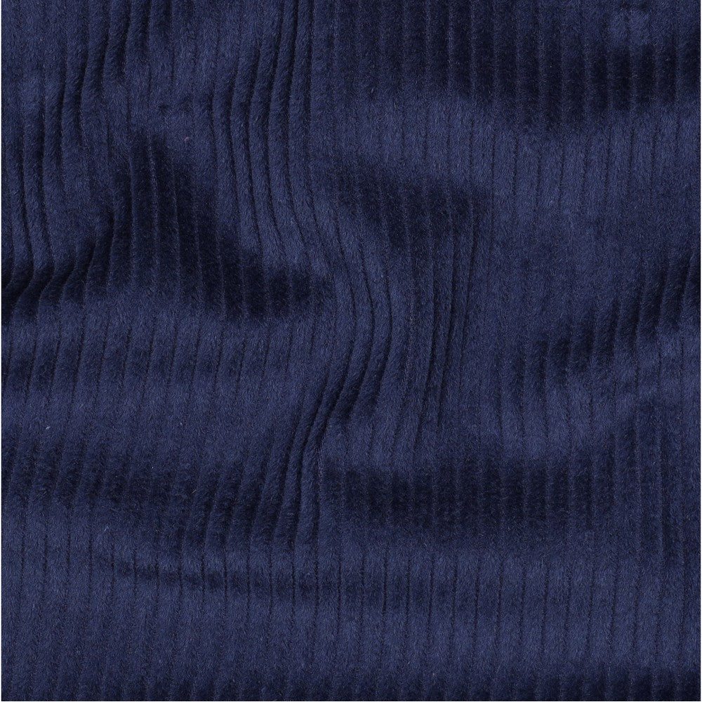 Gewassen ribcorduroy donker blauw