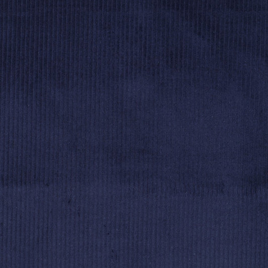 Gewassen ribcorduroy donker blauw
