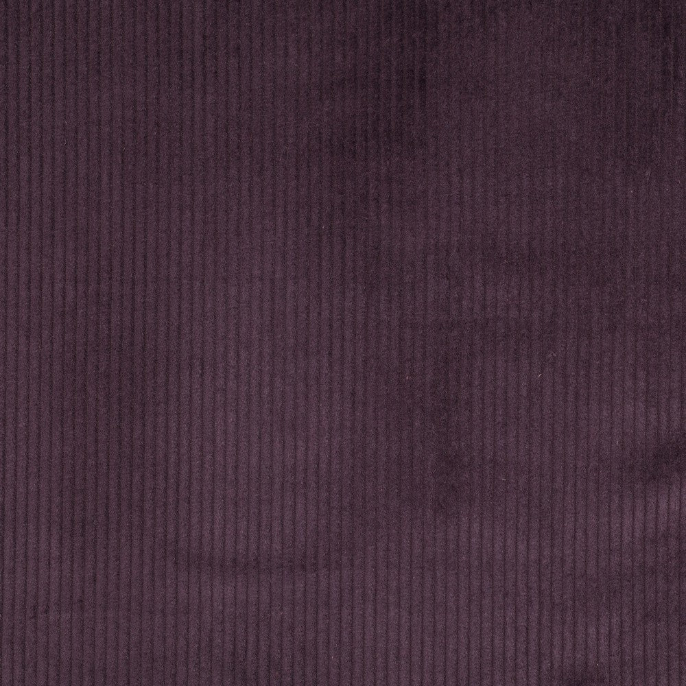 Gewassen ribcorduroy aubergine