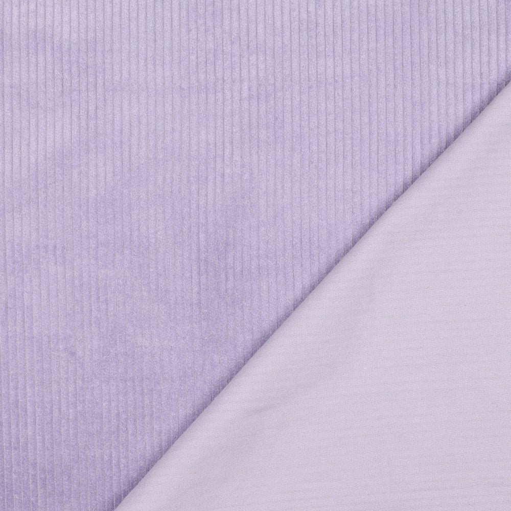 Gewassen ribcorduroy lila