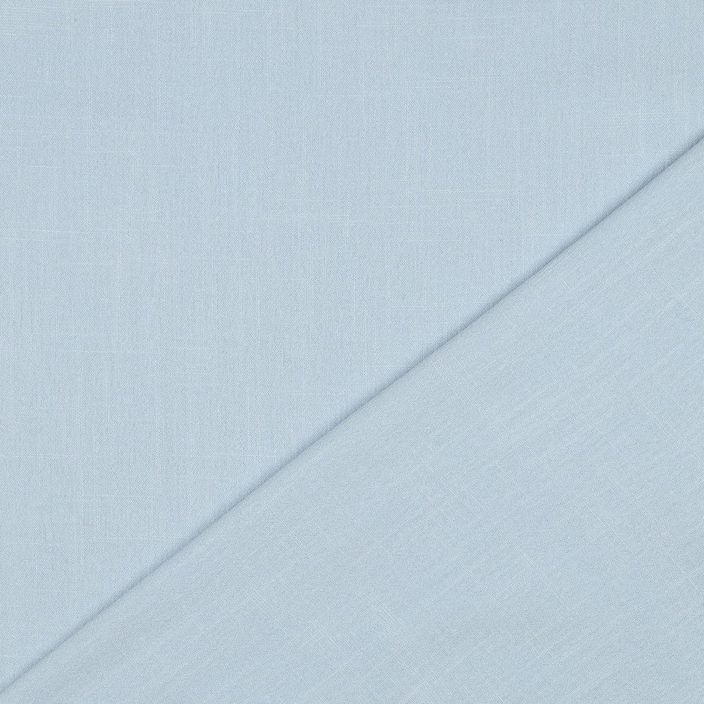 Stone washed viscose linnen licht blauw