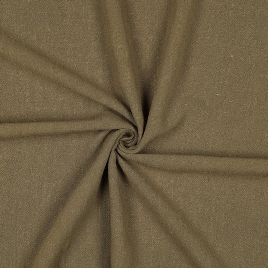Stone washed viscose linnen olive