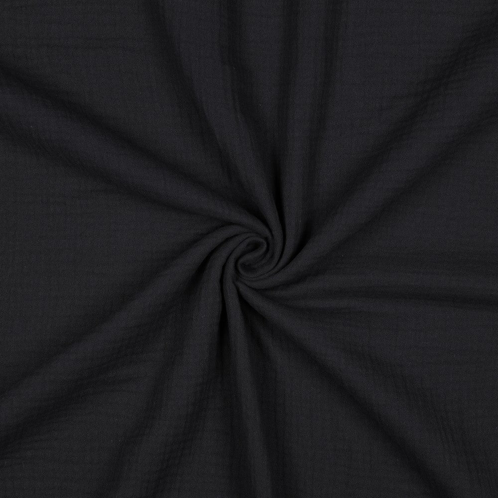 Double gauze zwart