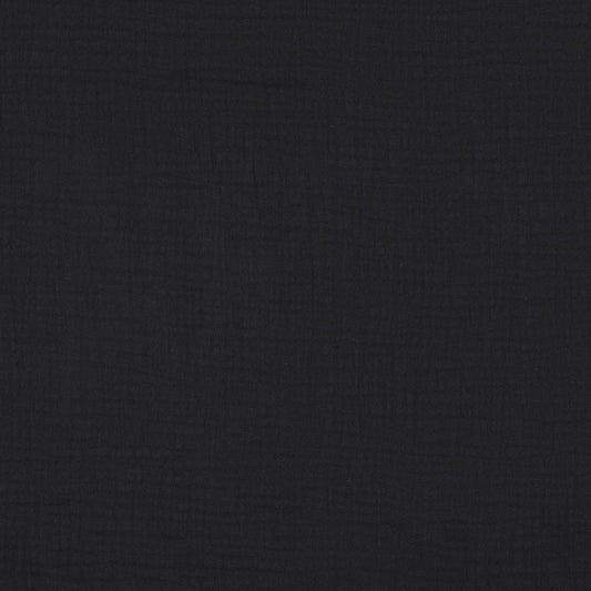 Double gauze zwart