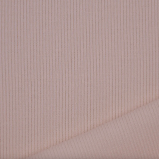 Rib tricot licht roze