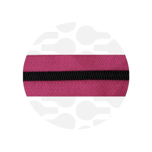 Zipper Zoo - spiraalrits radiant magenta - electro black