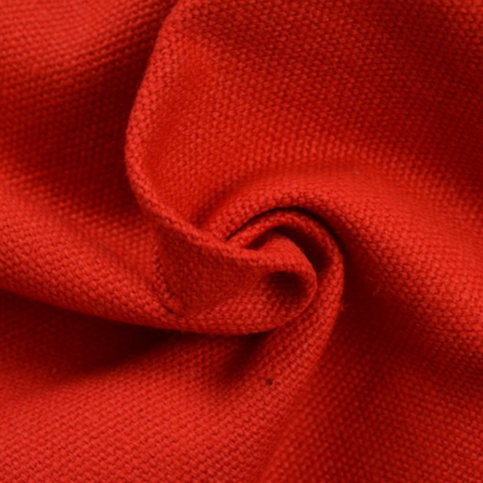 Canvas katoen fel rood