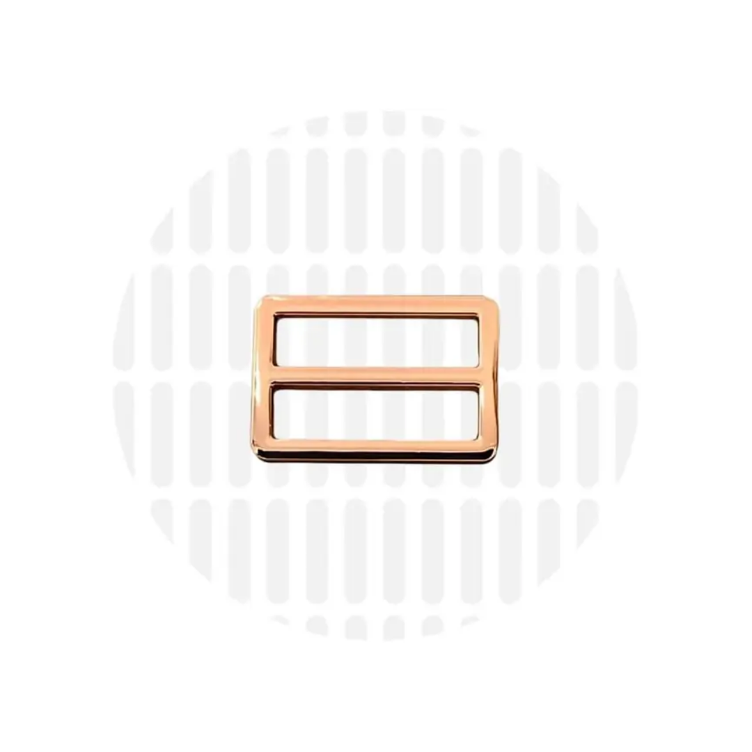 Zipper Zoo - schuifgesp sleek 32mm - rose gold