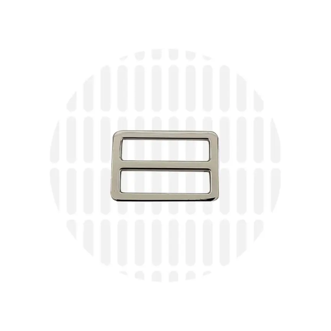 Zipper Zoo - schuifgesp sleek 32mm - nickel
