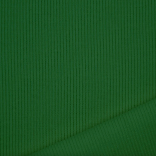 Rib tricot groen