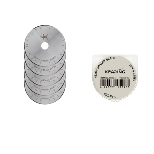 Navulmesjes – set van 5 voor 45 mm rolmes