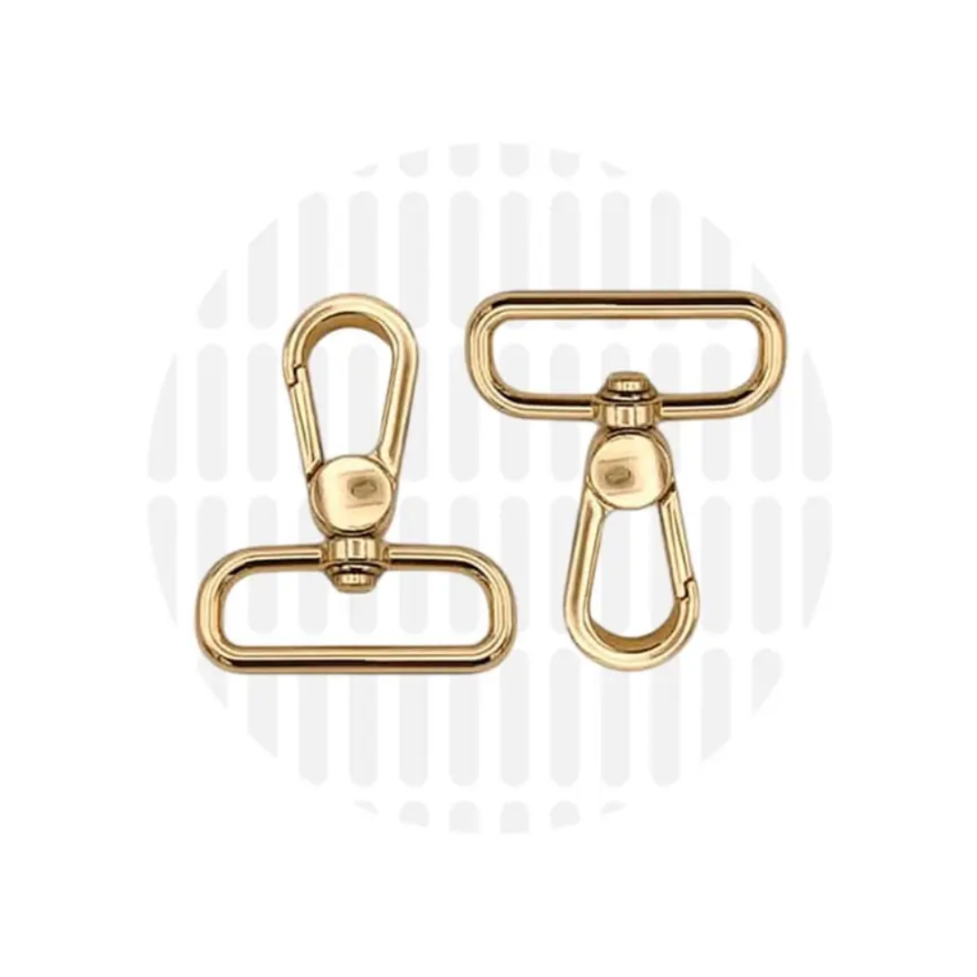 Zipper Zoo - premium musketon 32mm - gold