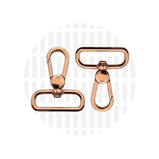 Zipper Zoo - premium musketon 32mm - rose gold
