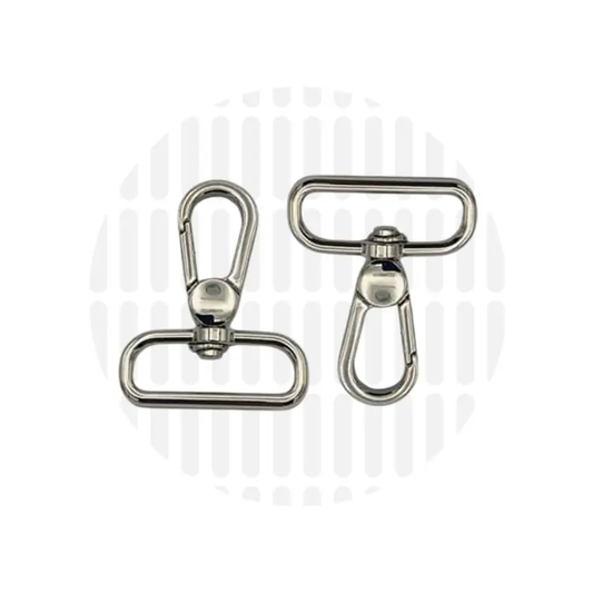 Zipper Zoo - premium musketon 32mm - nickel