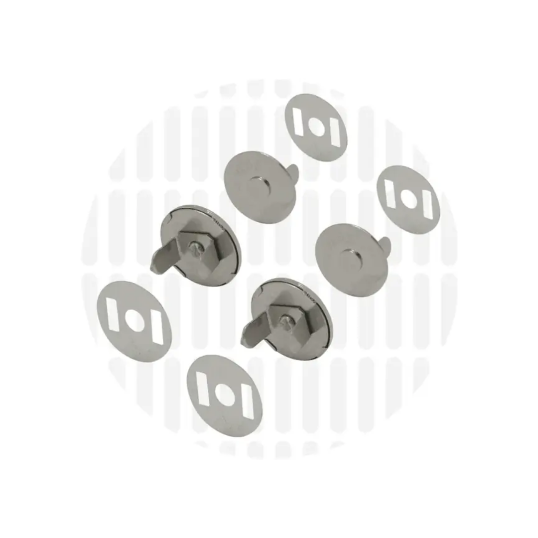 Zipper Zoo - magneet slim 18mm - nickel