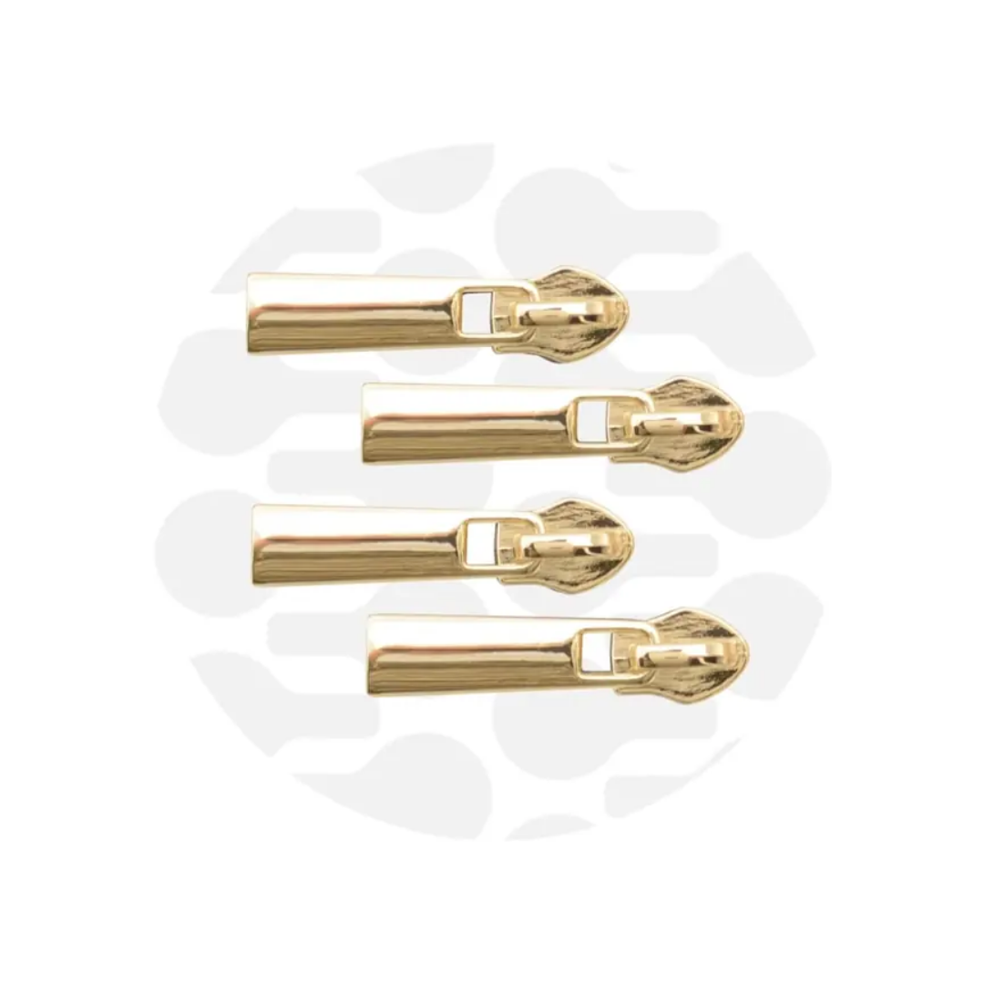 Zipper Zoo - ritsschuiver classic - gold