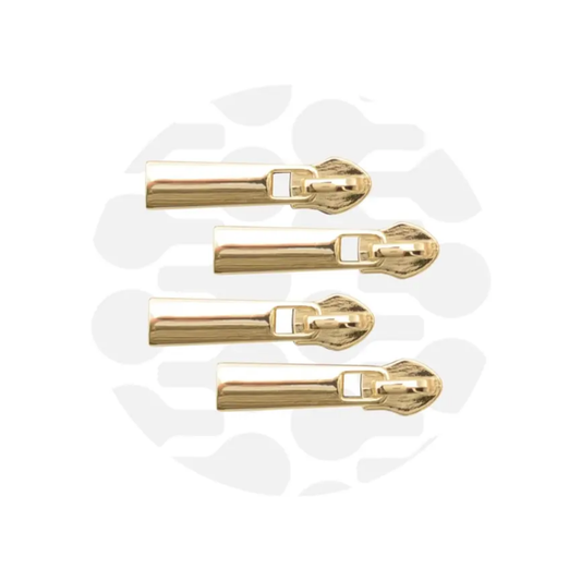 Zipper Zoo - ritsschuiver classic - gold