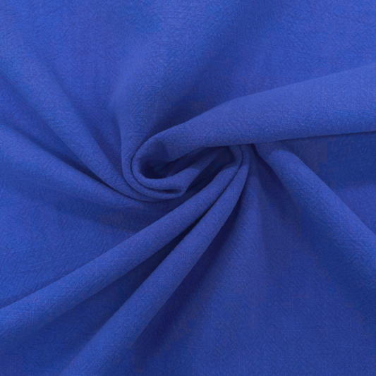 Stone washed linnen fel blauw